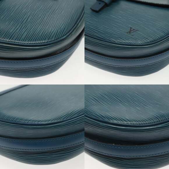 LOUIS VUITTON Epi June Feuille Shoulder Bag Blue M52155 - Picture 10 of 13
